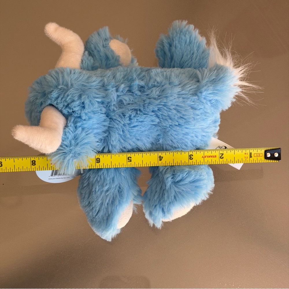 PURRFECTION by MJC 8" Blue Bull Plush Stuffed Animal Toy NWT 90s Vintage - Picture 12 of 13
